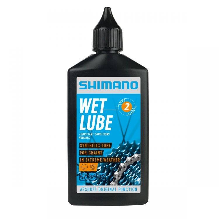 Shimano Wet Lube smar do łańcucha na mokre warunki 100 ml